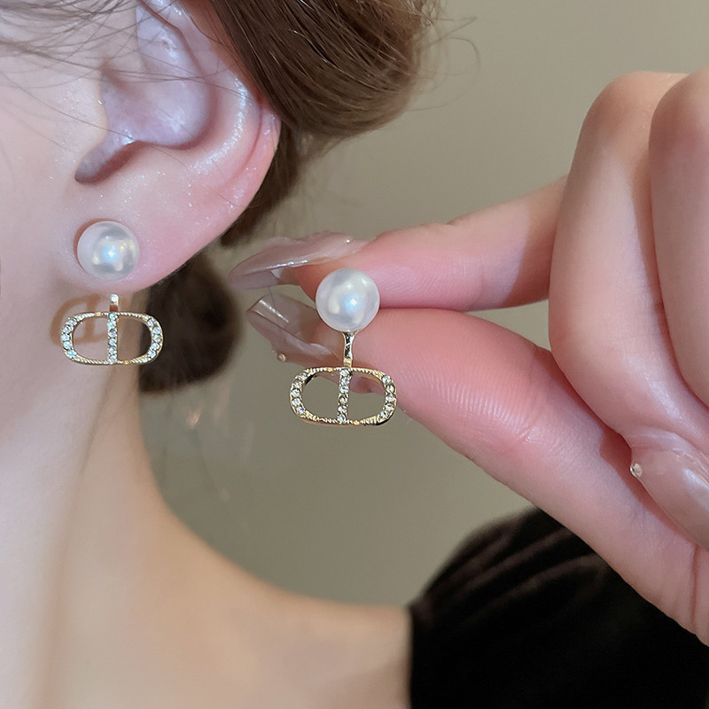 Bông Tai Ngọc Trai 925 Tremella Kim, Phong Cách Cổ Điển, Thích Hợp Cho Nữ