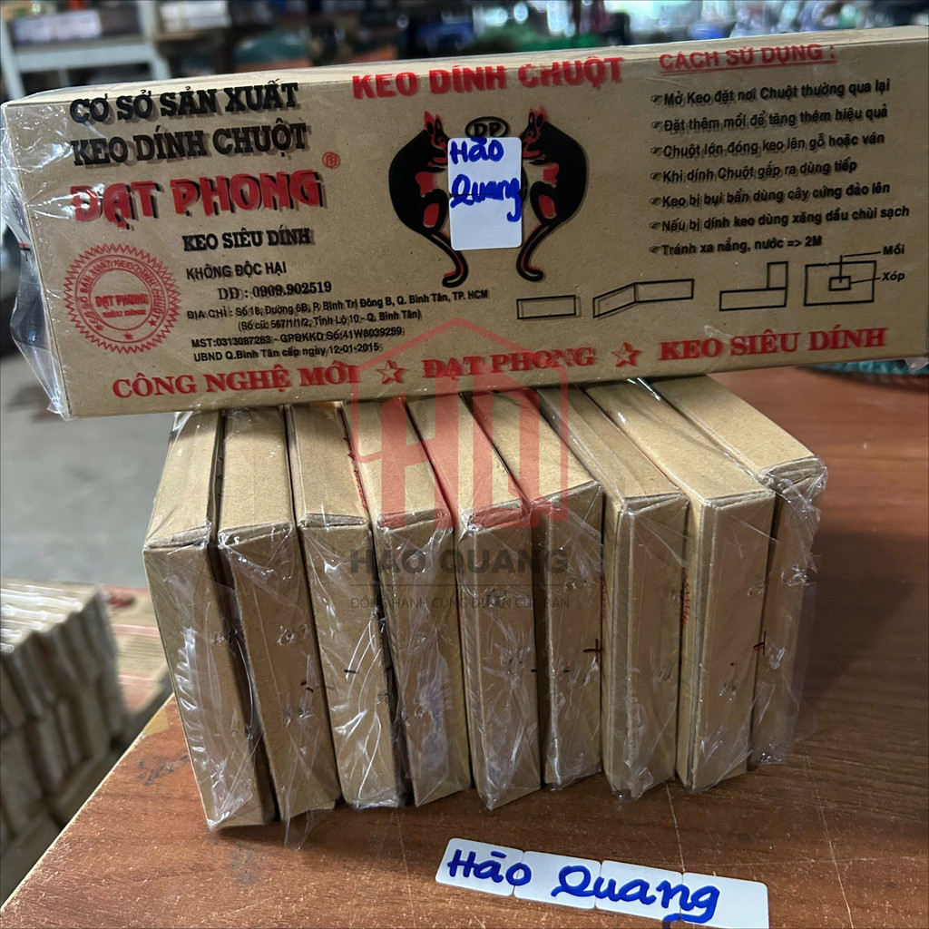 Combo miếng Keo Dính Chuột Đạt Phong – Dính Chắc, Không Độc Hại – Dùng Trong Nhà & Ngoài Trời