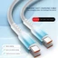 BTM Màu Phai Loại CREATE Cáp Sạc Ngắn DOG Thiết Bị Nhanh Polyamide Plaited Dây Dày Cho Điện Thoại La