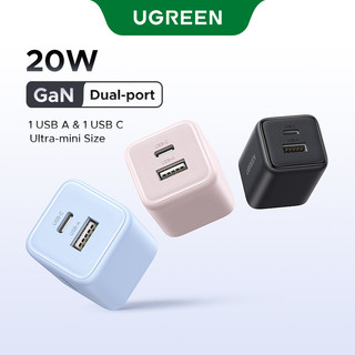 Bộ sạc 2 cổng USB-C / USB-A UGREEN 20W X514