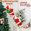 Ông già Noel leo dây,Đồ trang trí Giáng Sinh,có nhạc vui nhộn,Đồ Chơi Ông Già
