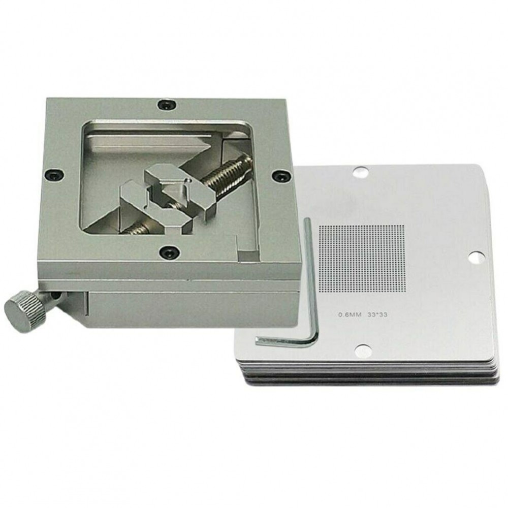Dễ dàng sử dụng BGA Reballing Kit 90mm Reball Station Fixture Jig với ...