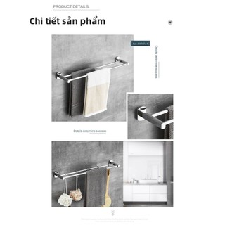 【 KOHLER 】Giá treo khăn tắm hai lớp không cần khoan, nhiều kích cỡ, giá treo khăn bằng đồng, giá treo khăn tắm chống ăn