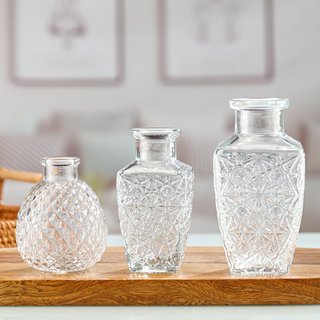Lọ hoa thủy tinh mini phong cách Bắc Âu trang trí tiệc, decor bàn ăn, decor phòng ngủ sang trọng-ALINE