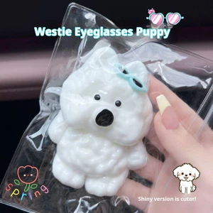 Kính Tây Nguyên Dễ Thương Chó Squishy Đồ Chơi Giảm Căng Thẳng Mềm Mại Sang Trọng