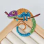 Pha Lê Đầy Màu Sắc Chameleon Trâm Trang Sức Động Vật Thời Trang Pin Trang Trí Cho Nữ
