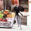 MJnmc Mini Video Camera Chân Máy Mô Hình Tỉ Lệ 1: 12 Búp Bê Nhà Chụp Ảnh Cảnh Bố Trí Đạo Cụ Nhà Búp Bê Trang Trí Trang Trí Giả Vờ Chơi Đồ Chơi Mới