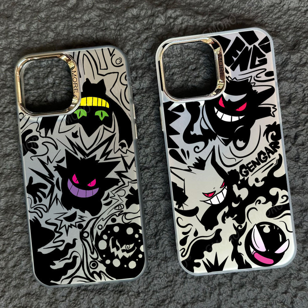 Ốp Lưng Cho Xiaomi Note 15 14 Pro 15 Plus Redmi 15 4G 5G 15A A7 PRO Note14 Vỏ Điện Thoại Di Động Anime Hoạt Hình Tím Gengar Cứng IMD