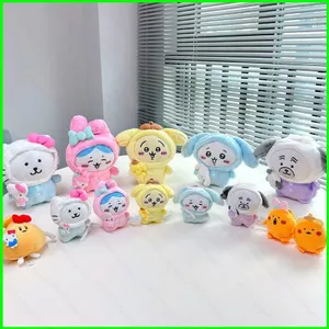 PS1 Sanrio x Chiikawa Búp Bê Sang Trọng Quà Tặng Cho Bé Gái Giai Điệu Hachiware Cinnamoroll Purin Usagi Đồ Chơi Nhồi Bông Cho Trẻ Em SP1
