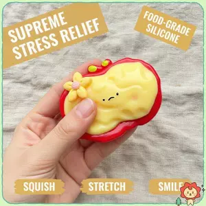 Hoạt Hình Phô Mai Giảm Căng Thẳng Squishy Đồ Chơi Mềm Tăng Chậm Xuất Hiện Đáng Yêu Đồ Chơi Nhẹ Cho Trẻ Em Dã Ngoại Chơi