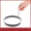 Cod 9/10/15/20cm Bánh Vòng khuôn kim loại chiên trứng Shaper không dính trứng vòng nấu ăn
