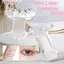 Tem lông mi giả AFTEROF, In lông mi dưới DIY hình chữ V, Dụng cụ trang điểm Nhìn tự nhiên Dễ dàng đưa vào Nhãn dán mô phỏng Lông mi