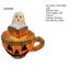 Linh hồn| Đèn ngủ màu cam ấm áp, Đèn ngủ Halloween với thiết kế bí ngô ma, Đèn nhựa bền để trang trí máy tính để bàn và tâm trạng tiệc lễ hội