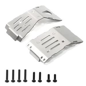 1 Bộ Khung Xe Bằng Thép Không Gỉ Bảo Vệ Giáp Bảo Vệ Tấm Trượt Cho ARRMA 1 / 10 Quake Nâng Cấp Phần