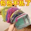 Du lịch ngoài trời Đồ lặt vặt trong suốt Lưu trữ Túi đậu phụ đầy màu sắc Túi lưới siêu nhẹ Đa chức năng Bền sức chứa lớn