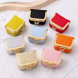 Trang Sức Mini Nhỏ Son Môi Túi Bông Tai Vòng Cổ Hộp Trang Sức Đồng Xu Ví Đựng Tiền Xu Túi Bảo Quản Di Động