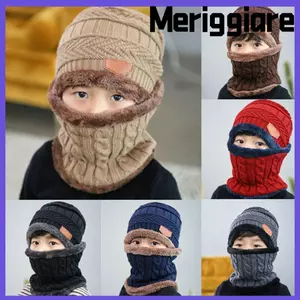 Mũ khăn quàng cổ MERIGGIARE Nhiệt ấm áp Balaclava mềm