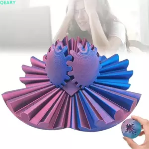 Đồ chơi Fidget in 3D QEARY, Chất liệu thủ công chắc chắn quay mượt mà, Bánh răng lưới nhẹ gọn nhẹ gọn Đồ chơi bàn giảm căng thẳng in 3D