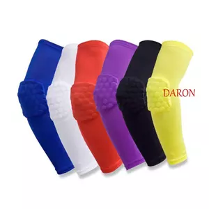 DARON Khuỷu Tay Hỗ Trợ Thể Thao An Toàn Băng Tay Thoáng Khí Chống Tia UV Bảo Vệ Cánh Tay Chạy Thể Thao Khuỷu Tay Pad
