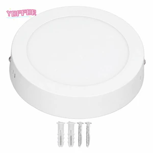 Đèn trần LED YOFFOR, Đèn bảng điều khiển AC tròn 85-265V