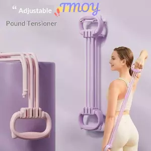 TMOY Dây kháng lực có tay cầm và dây đeo thể thao có ống kháng lực có thể tháo rời Thích hợp để tập thể dục Vật lý trị liệu TMOY