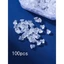 100 Chiếc Trong Suốt Silicon Bông Tai Lưng Silicon Mềm Cắm Tai Có Miếng Lót Dị Ứng Thấp Bông Tai Silicon Lưng Thay Thế Trong Suốt Xi Lanh Silicon Tai Cắm