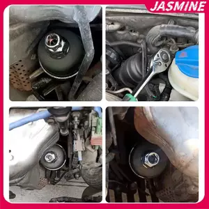 JASMINE 27 / 32 / 36MM Cờ Lê Soet Tự Động Lọc Dầu Xe Cờ Lê Dụng Cụ Loại Bỏ Chốt Thích Hợp Cho Hầu Hết Các Mẫu Xe Ô Tô Mũ Lọc Dầu JASMINE
