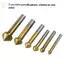 GE Chamfering End Mill Cutter 90 Độ 3 sáo Chân tròn Quà tặng thiết thực cho thợ mộc thợ mộc DIY Người đam mê VN