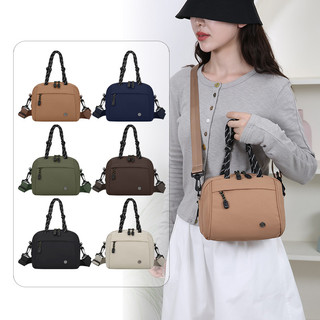 Túi đeo vai nữ, túi đeo chéo, sức chứa lớn, du lịch thông thường, túi mẹ thời trang, màu trơn