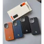 Da MagFit Cho Ốp Lưng Cho iPhone 17 Air 16 15 14 13 Pro Max Sợi Carbon Từ Tính Chống Sốc Matte Cover
