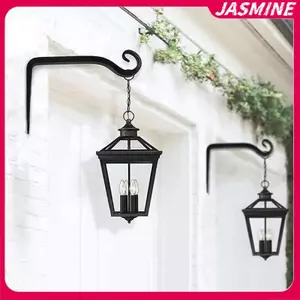 JASMINE Treo Tường Giỏ Sắt Hoa Chậu Cây Hỗ Trợ Móc Treo Trong Nhà Ngoài Trời Nhà Vườn Treo Đèn Lồng Trang Trí JASMINE