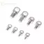 GE 3 Đai ốc & Bu lông mắt bằng đồng thau có lỗ M3 / M4 / M5 / M6 / M8 / M10 - Bộ vít mắt nâng đồng VN