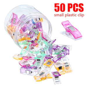 Kẹp Định Vị Bán Chạy Bên Trắng Tự Làm Bảo Quản Kẹp Túi Mạnh Đỏ Khâu May Đuôi Dài Xuyên Biên Giới Vải Nhựa