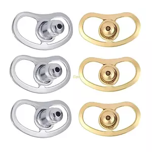 Flgo Mạ Vàng Khóa Bông Tai Mặt Sau 6 Bộ Màu Sắc Hỗn Hợp