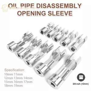 GE Diesel Injector Dòng Nhiên Liệu Soet Cờ Lê 10mm-19mm Mở Loại Bỏ Dầu Tay Liên Minh Đai Ốc Soet Adapter Dụng Cụ Cầm Tay VN