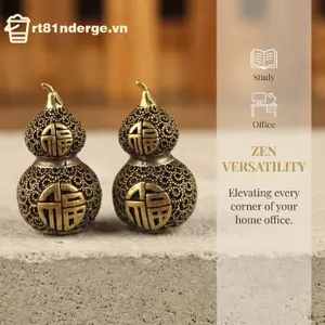 GE Cổ Đồng Bầu Wu Lou Phong Thủy Rỗng Luy Trang Trí Truyền Thống Trang Trí Nhà Mang Lại Sức Khỏe Và Sự Giàu Có VN