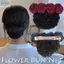 Phụ kiện tóc JVSUB Flower Barrette cho ngân hàng Khách sạn Nhân viên nơ nữ