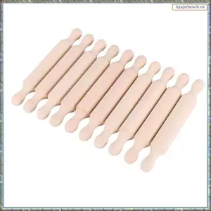 Gỗ Mini Cán Pin 6 Inch Nhà Bếp Dài Nướng Bánh Cán Pin Gỗ Nhỏ Bột Con Lăn Cho Trẻ Em Fondant Pasta