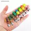 Luya 2.5cm 3g Mini Thunder Frog Móc đôi Mồi mềm có tiếng ồn Sequin để câu cá FSI