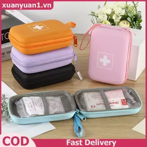XUAN Túi du lịch thuốc cầm tay dung tích lớn Chống thấm nước Nhẹ bền Túi đựng y tế cho chuyến đi cắm trại VN
