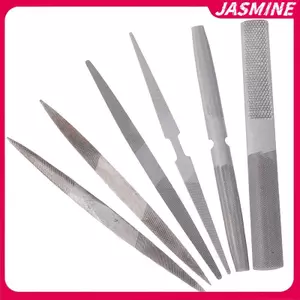 JASMINE Tập tin hai đầu Tập tin nửa tròn Tập tin cầm tay Tập tin phẳng sắc nét Đánh bóng định hình để khắc Tập tin định hình sáp nửa vòng JASMINE