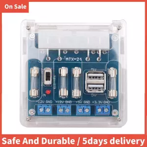 -M28W ATX Power Board Bộ chuyển đổi nguồn cung cấp máy tính Mô-đun 24Pin 5A Giao diện USB cho máy tính để bàn PC có vỏ