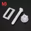 2 Chiếc DIY Nhựa Bồn Cầu Vít Cố Định Phù Hợp Với Ghế Vệ Sinh Bản Lề Dụng Cụ Sửa Chữa Loại & Kích Thước: 5 # 4.4X2.4Cm
