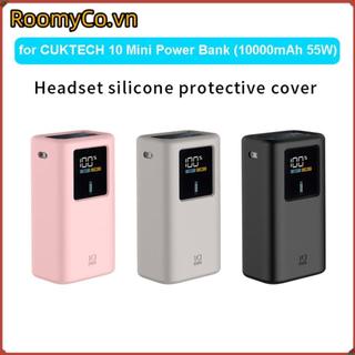 ROOMYCO Silicone, Chống Sốc Chống Bụi Bảo Vệ, Chất Lượng Cao Di Động Có Tay Cầm Mềm Mang Theo Cho CUKTECH Model 10 Mini 10000mAh 55W Power Bank Travel