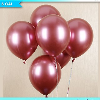 BONG BÓNG SIÊU TRÁNG GƯƠNG ( CHROME ) , SIZE TO 10in 55K 1 BỊCH 50 CÁI