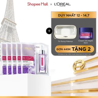 Bộ 5 Mặt nạ kết hợp serum căng mịn Revitalift Fresh Mix Plumping Serum Collagen Skincare 33g