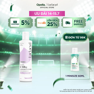 Dung Dịch Vệ Sinh Phụ nữ Lactacyd Soft & Silky Dưỡng Ẩm 250ml