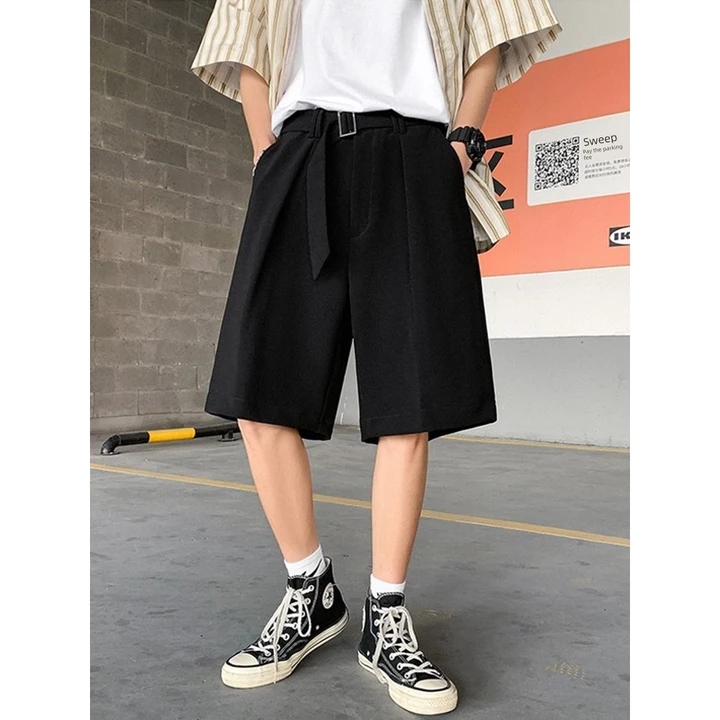 quần tây nam trung niên quần tây nam Dk Loose Thin Style Five Six Points Light Trưởng Thành Phong Cách Phù Hợp Với Quần Short