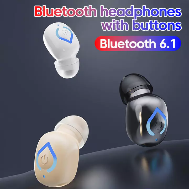 Tai nghe V08 Tai nghe Bluetooth một tai Mini Tai nghe lớn Nút pin Tai nghe nhét tai kiểu trong tai Thể thao Thích hợp cho điện thoại Sử dụng hàng ngày Tai nghe du lịch