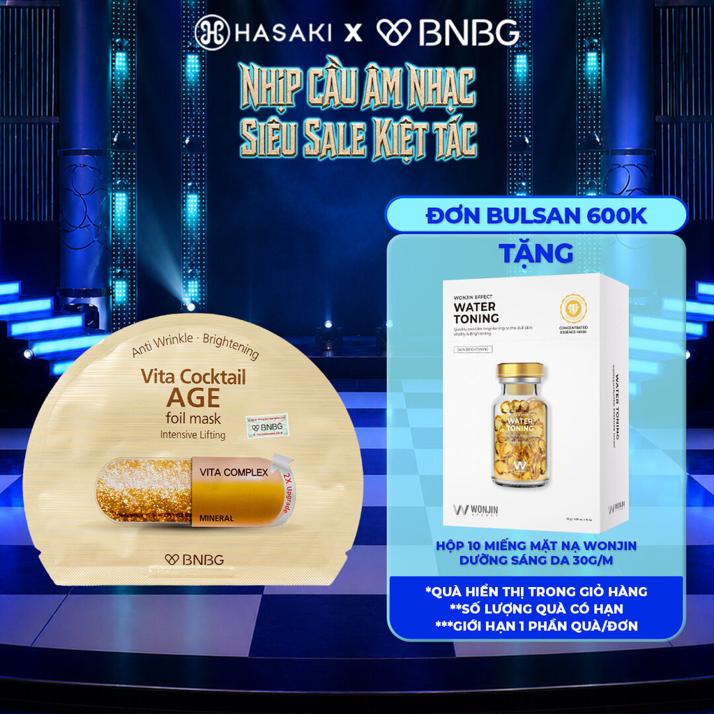 Mặt Nạ BNBG Vita Cocktail Foil Mask 30ml (Mới)